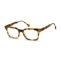 Square Brown Tortoiseshell Eyeglasses