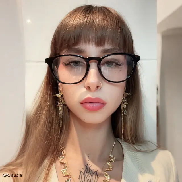 Oval Tortoiseshell Eyeglasses