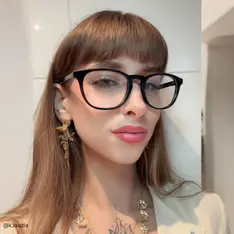 Oval Tortoiseshell Eyeglasses