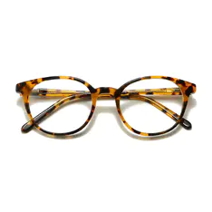 Oval Brown/Tortoiseshell Eyeglasses