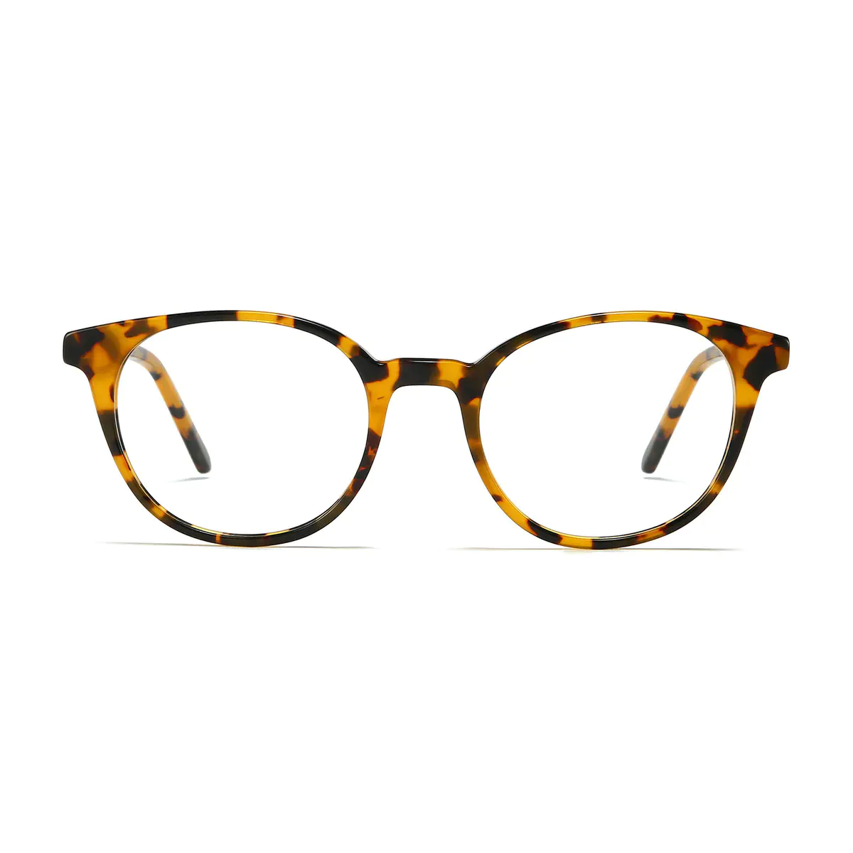Oval Brown/Tortoiseshell Eyeglasses