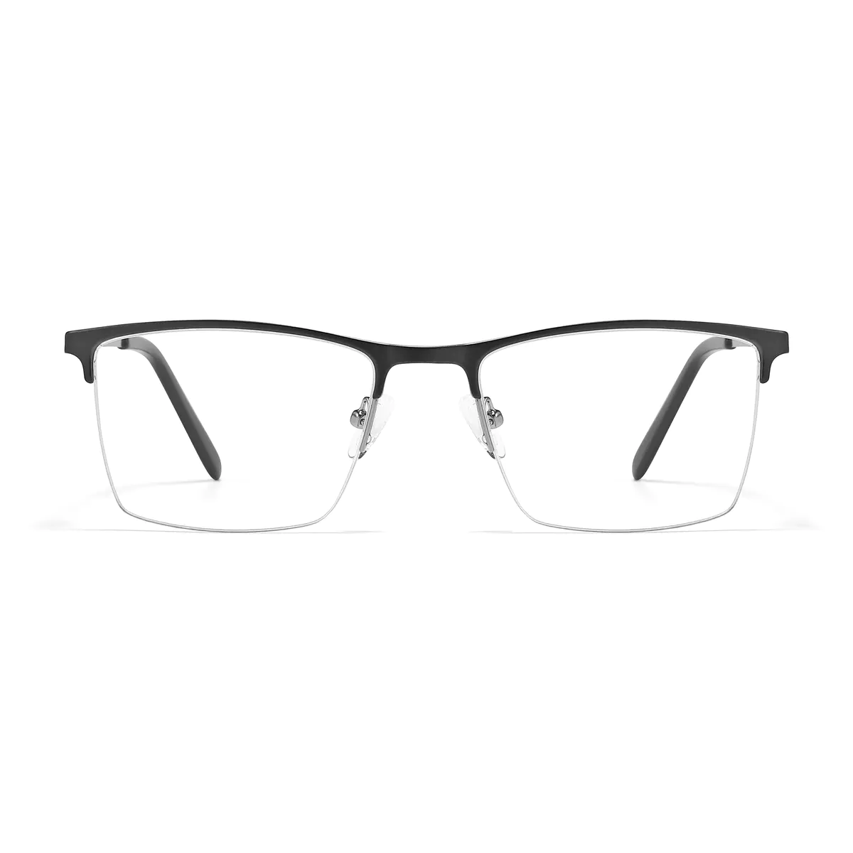 Browline Gray Eyeglasses