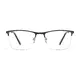 Browline Gray Eyeglasses