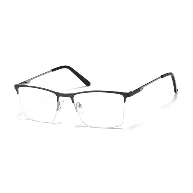 Browline Gray Eyeglasses