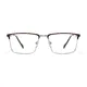 Browline Brown/Silver Eyeglasses