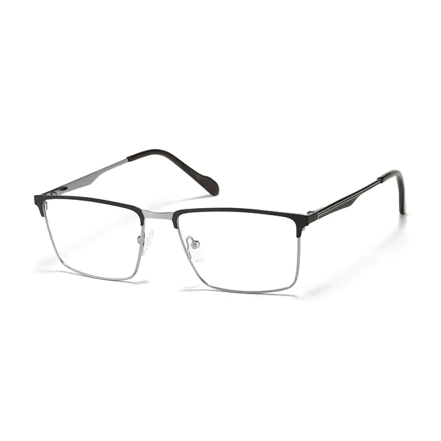 Browline dark gray Eyeglasses