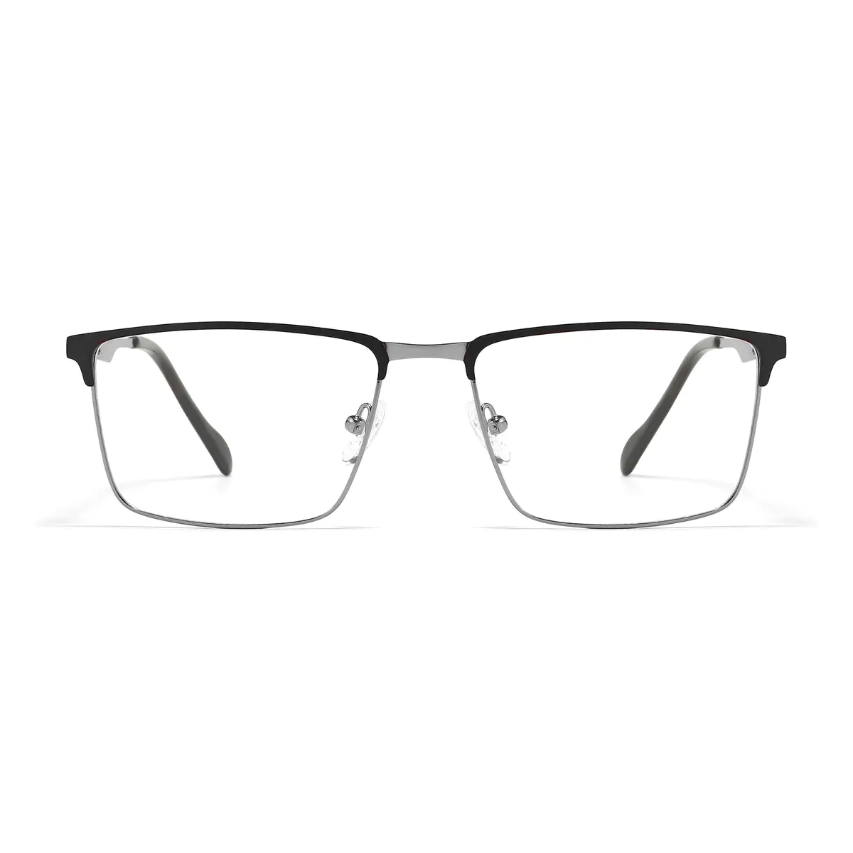 Browline dark gray Eyeglasses
