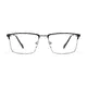 Browline dark gray Eyeglasses