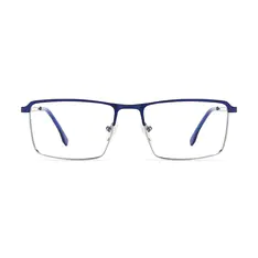 Browline Blue Eyeglasses