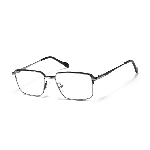 Browline Gray Eyeglasses