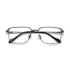 Browline Gray Eyeglasses