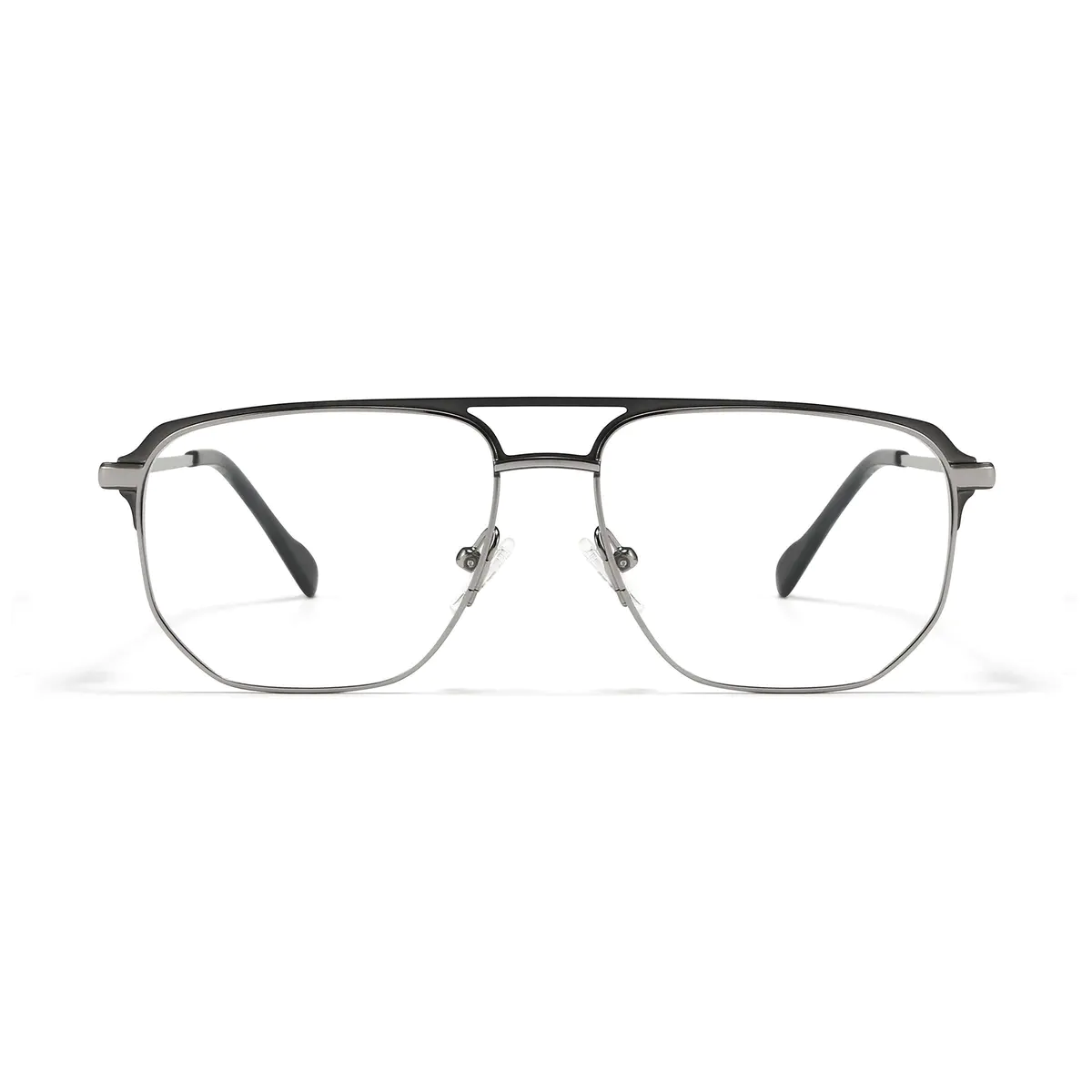 Browline Gray Eyeglasses