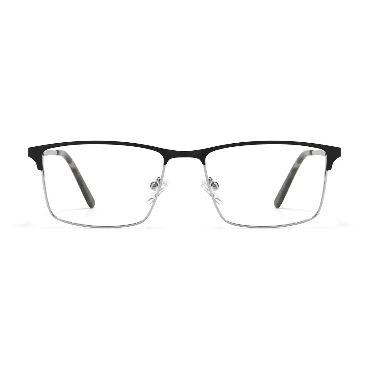 Browline Black/Silver Eyeglasses