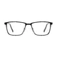 Rectangle Black/Silver Eyeglasses