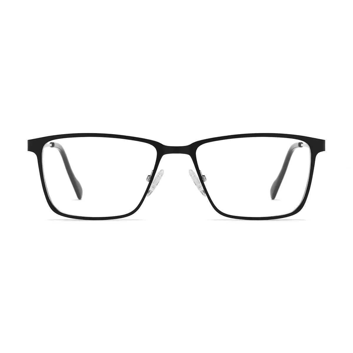 Rectangle Black/Silver Eyeglasses