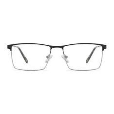 Browline Gray/Silver Eyeglasses