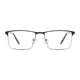 Browline Gray/Silver Eyeglasses