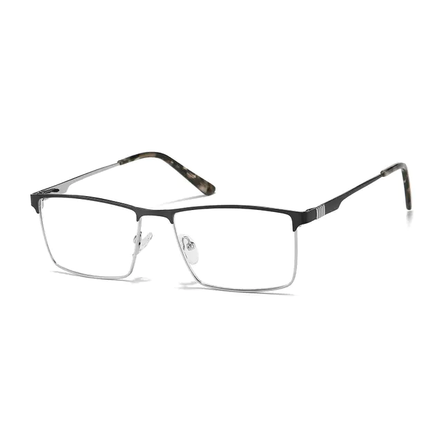 Browline Gray/Silver Eyeglasses
