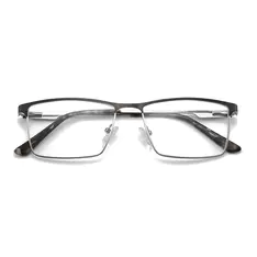 Browline Gray/Silver Eyeglasses