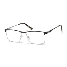 Browline Gray/Silver Eyeglasses