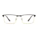 Browline Brown/Gold Eyeglasses