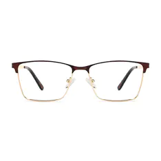 Browline Brown Eyeglasses