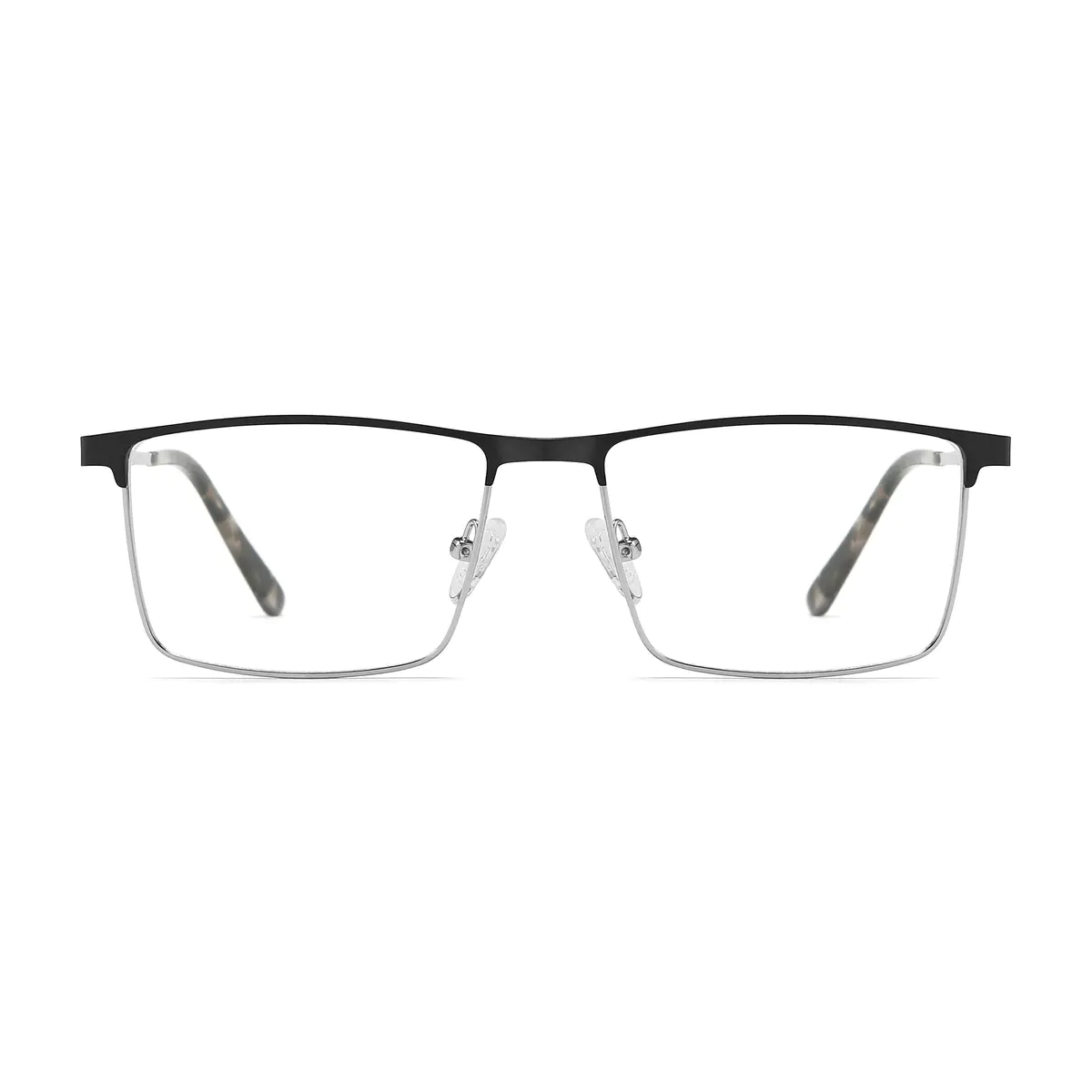 Browline Gray Eyeglasses