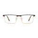 Browline Gold/Brown Eyeglasses