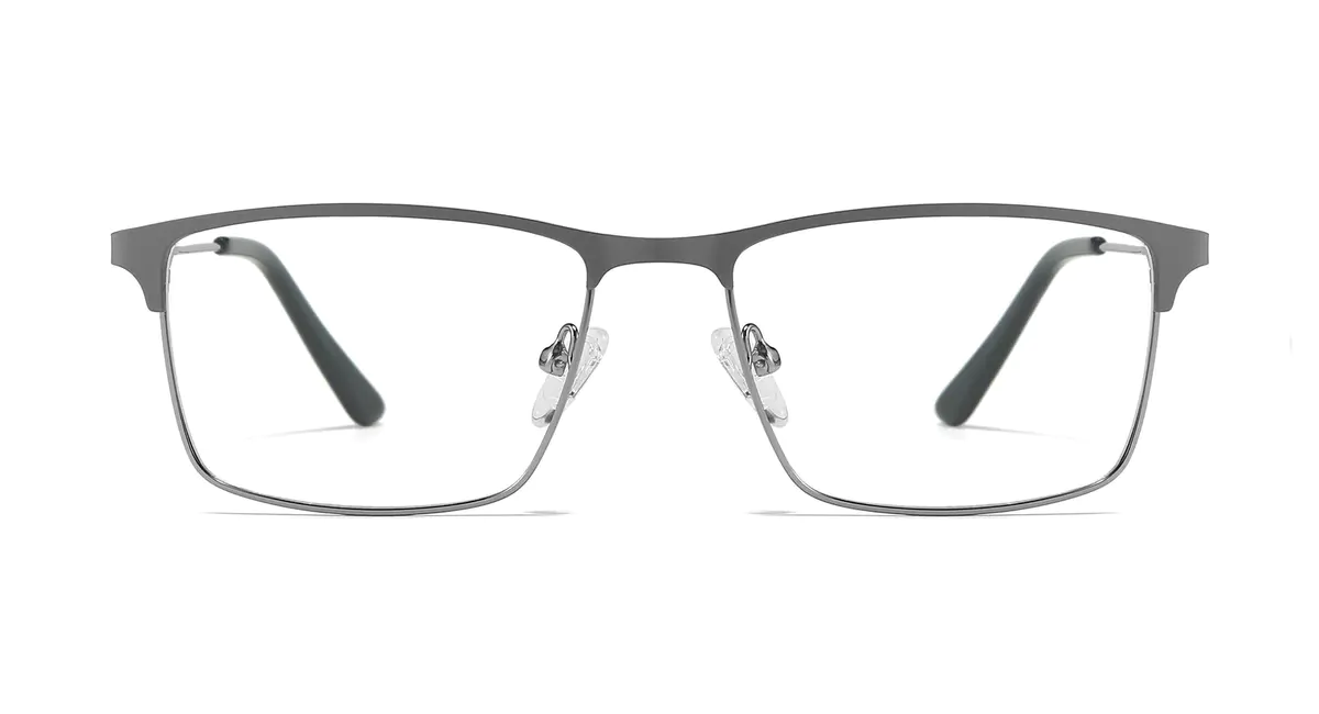 Browline Gray Eyeglasses