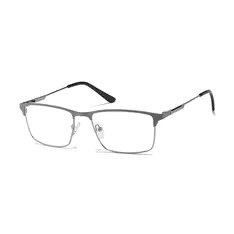 Browline Gray Eyeglasses