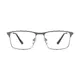 Browline Gray Eyeglasses