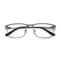 Browline Gray Eyeglasses