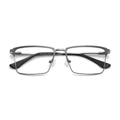Browline Gray Eyeglasses