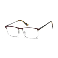 Browline Brown/Silver Eyeglasses