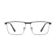 Browline Gray Eyeglasses
