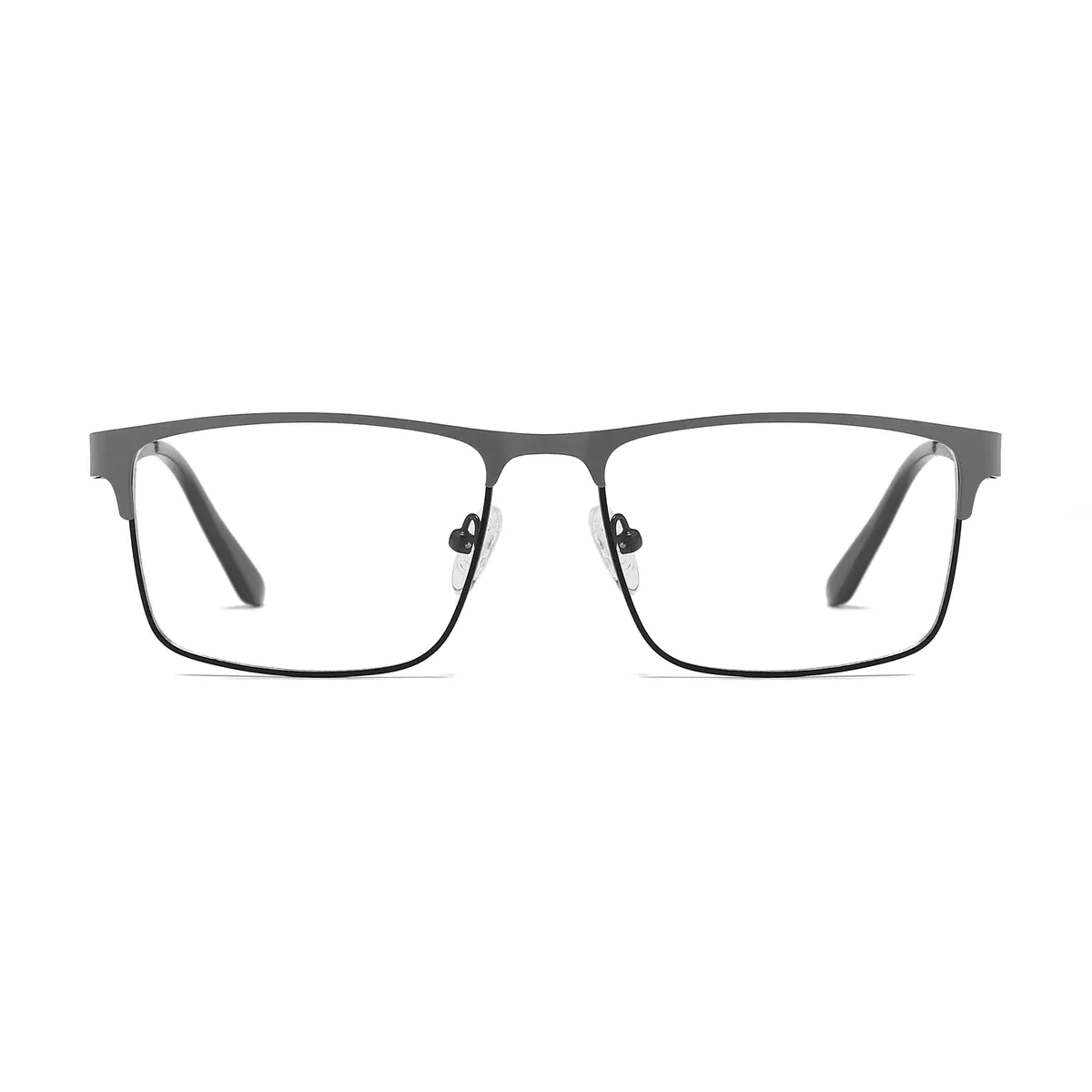 Browline Gray Eyeglasses