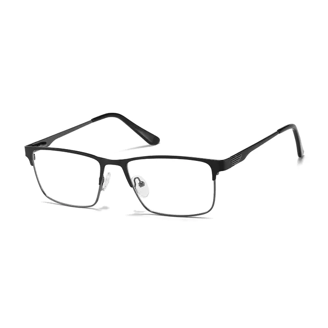 Rectangle Black Eyeglasses