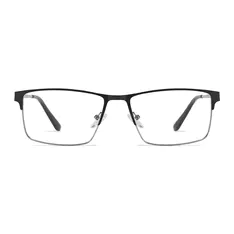 Browline Gray Eyeglasses