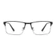 Browline Gray Eyeglasses