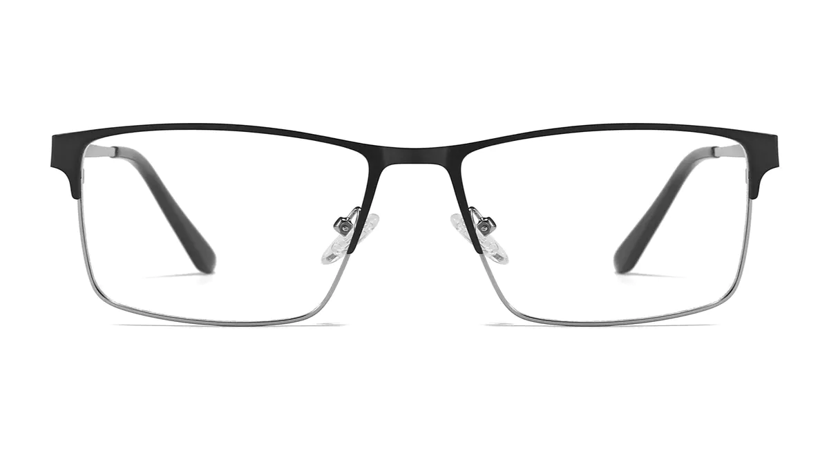 Browline Gray Eyeglasses