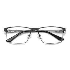 Browline Gray Eyeglasses
