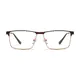BrowlineBrown/Gold Eyeglasses
