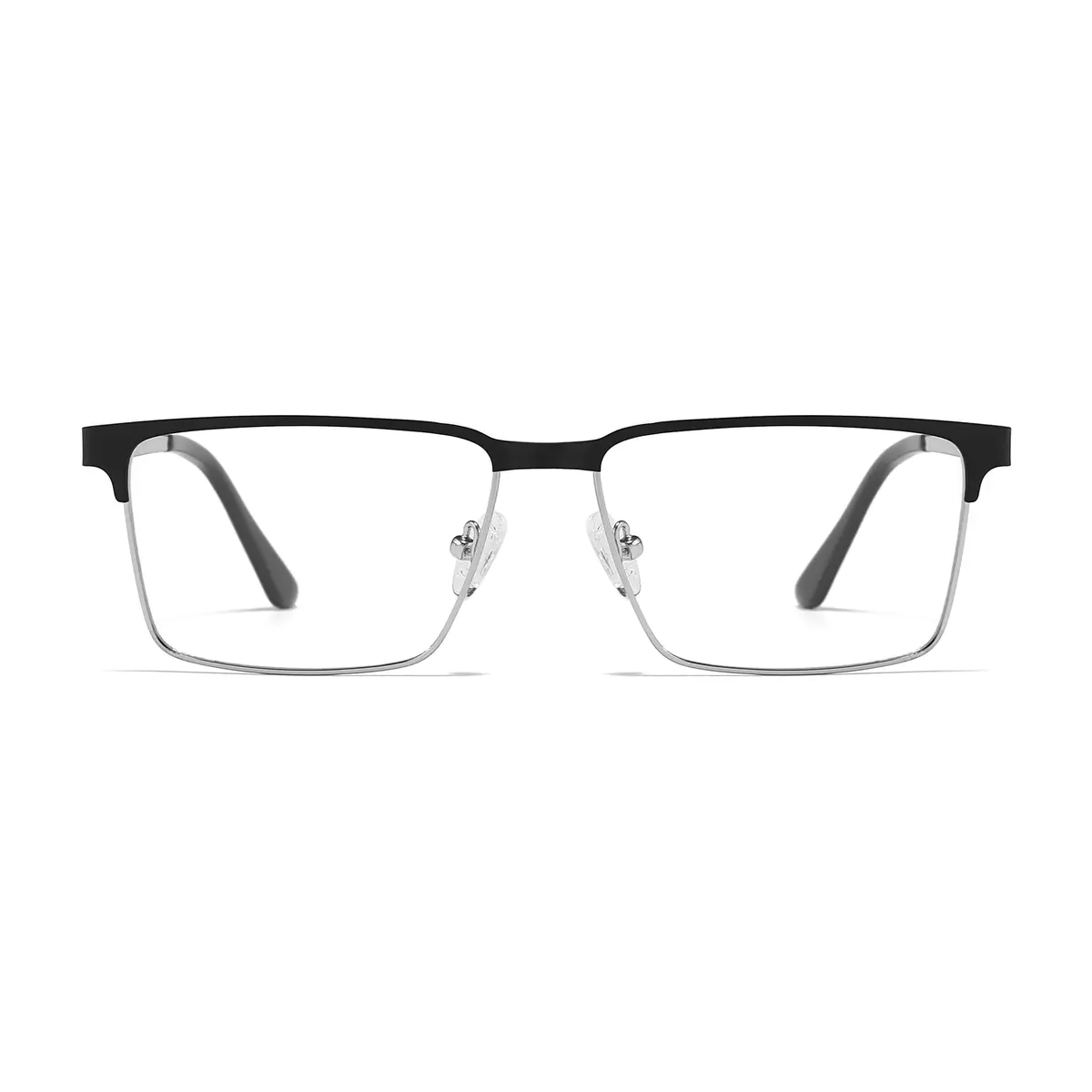 Browline Black/Silver Eyeglasses