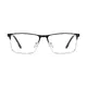 Rectangle Black/Silver Eyeglasses