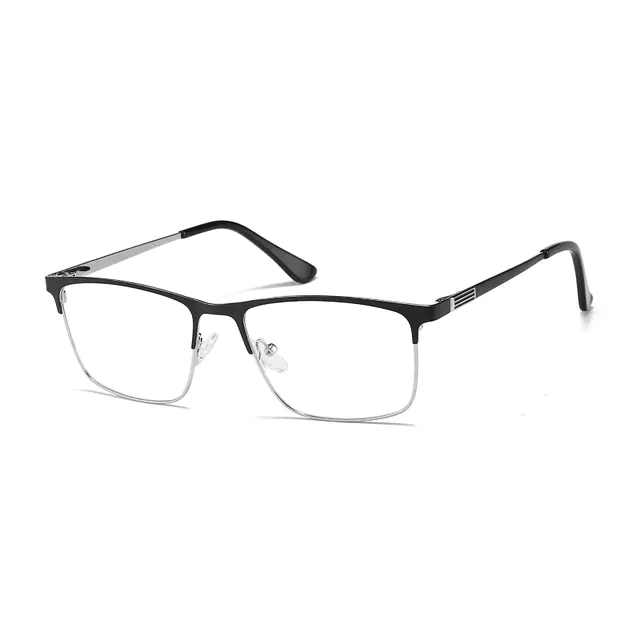 Rectangle Black Eyeglasses