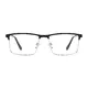 Rectangle Black/Silver Eyeglasses