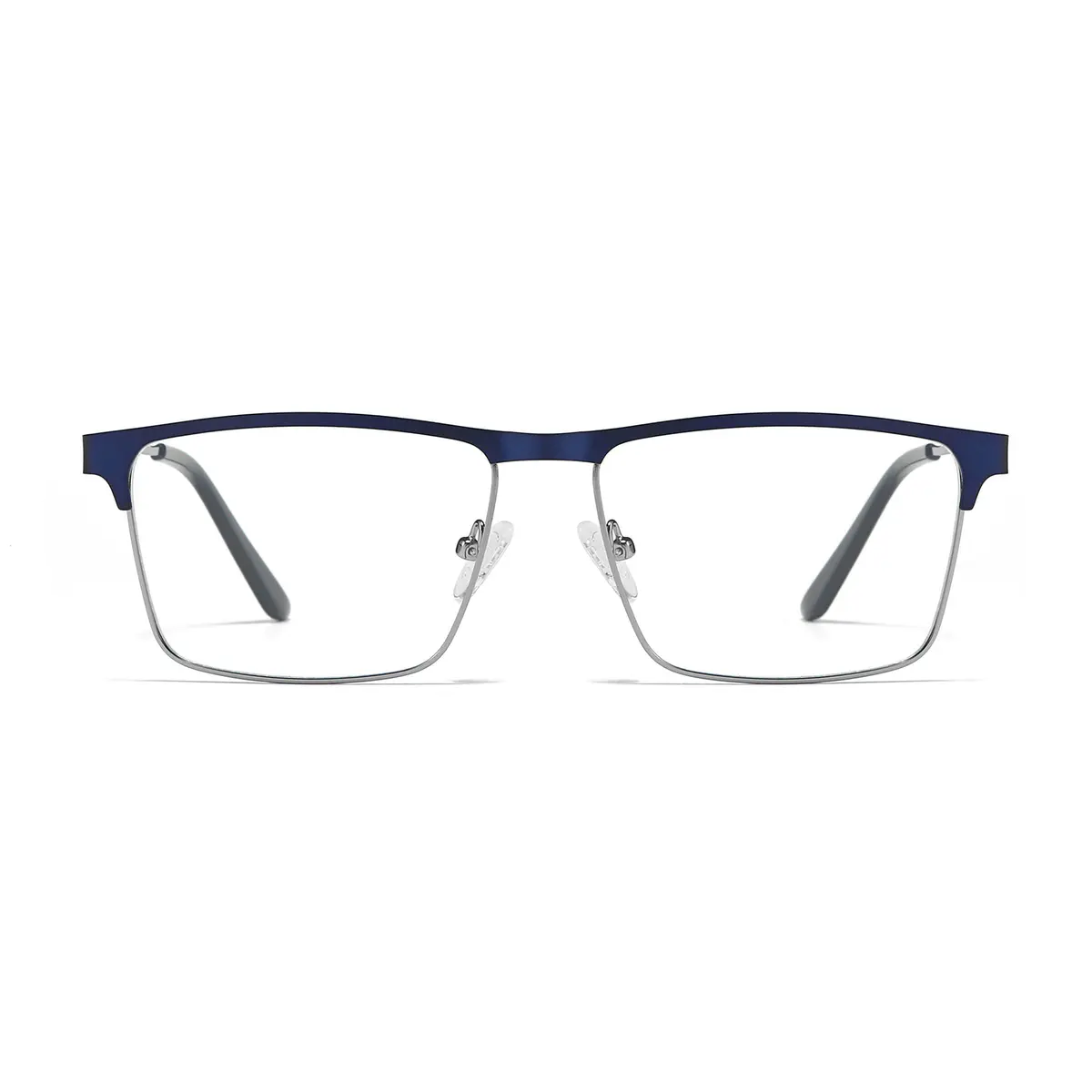 Rectangle Blue Eyeglasses