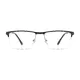 Rectangle Gray Eyeglasses