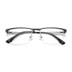 Rectangle Gray Eyeglasses