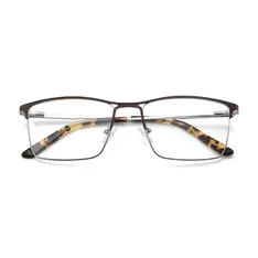 Rectangle Brown/Tortoiseshell Eyeglasses